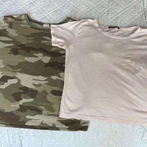 2/$25 Brandy meliville and garage t.  Both are included. Size small.